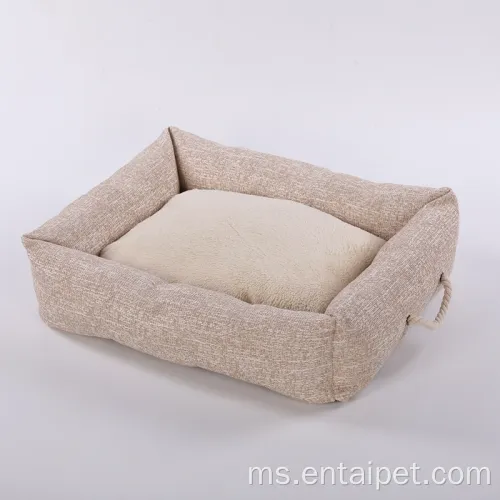Tempat tidur anjing berkualiti tinggi yang mesra ekonomi yang mesra alam